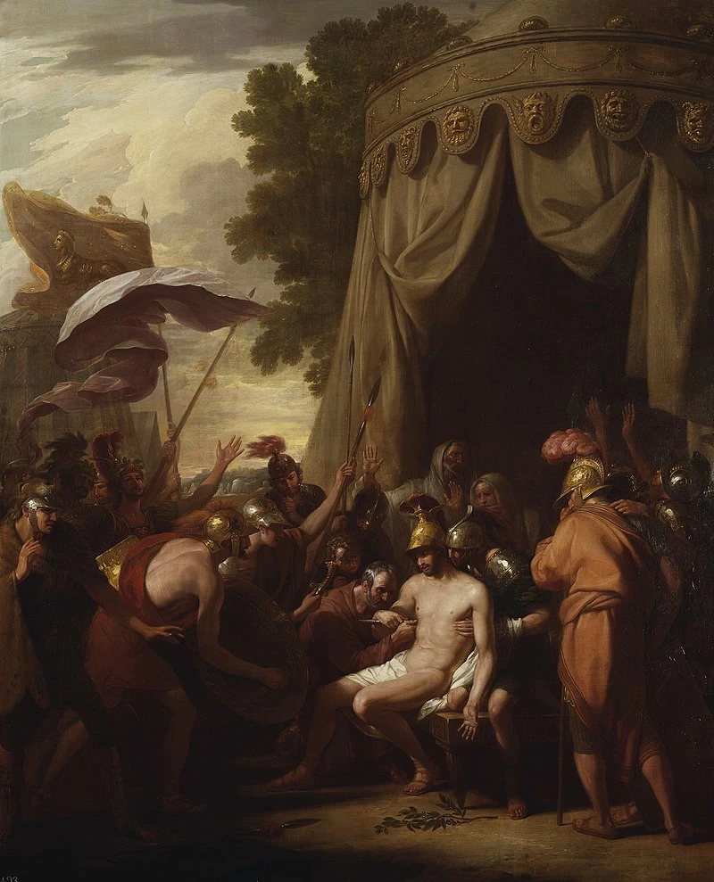 La morte di Epaminonda - Royal Collection